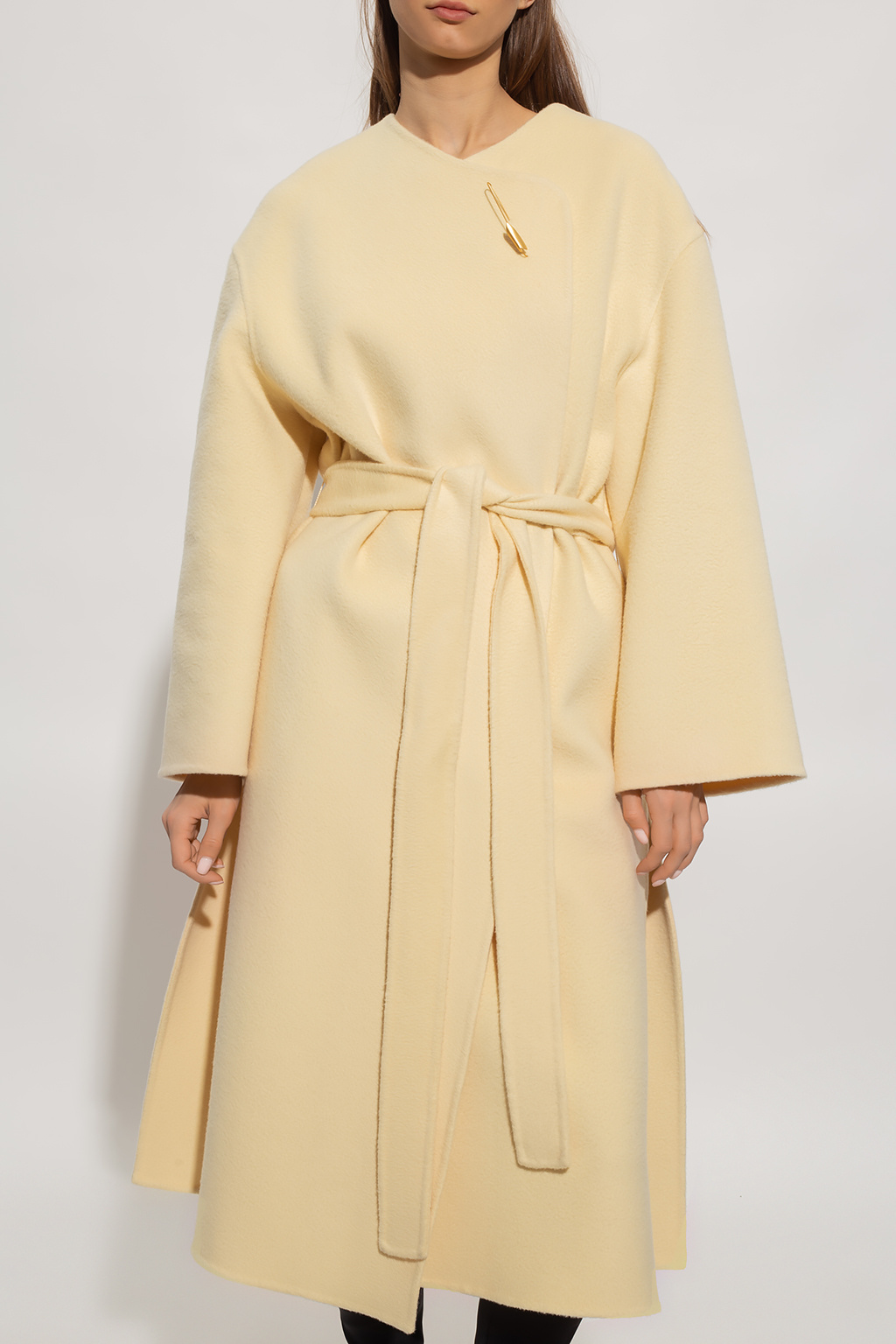 Yellow Delores coat The Row IetpShops Denmark